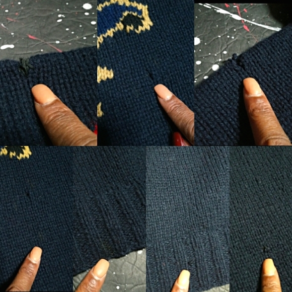 Polo Ralph Lauren vintage 90s original Snowbeach Stadium crest sweater MEGA RARE - Picture 9 of 9